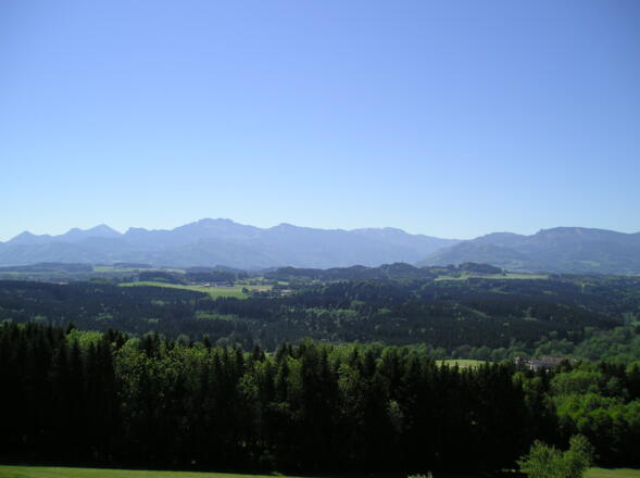 Blick vom Aussichtsturm Ratzinger Höhe nach Süden