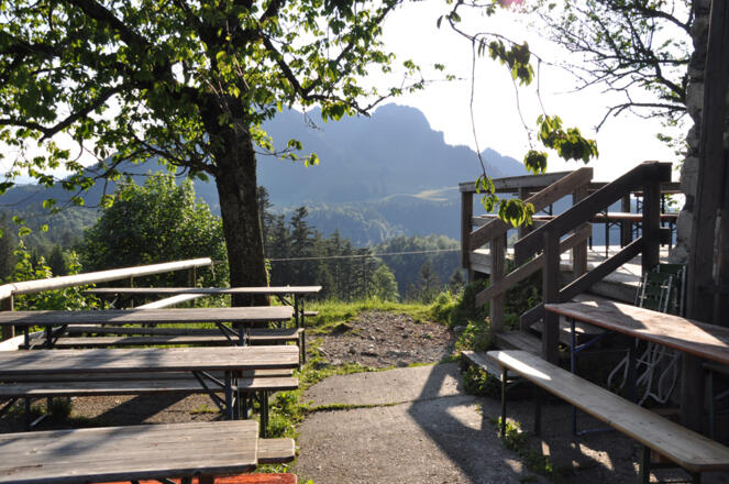 Auf der Wagner Alm - die Sonnenterrasse