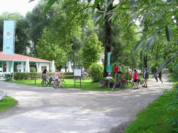 Strandanlage Rimsting mit Kiosk