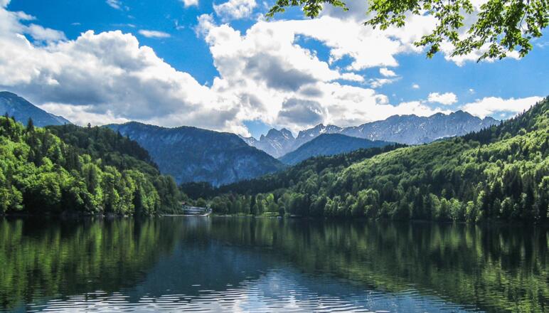 Hechtsee mit Kaisergebirge