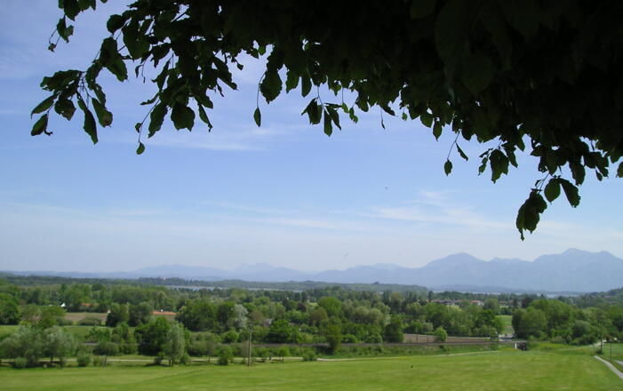 Blick vom Maurer Sitzbankerl