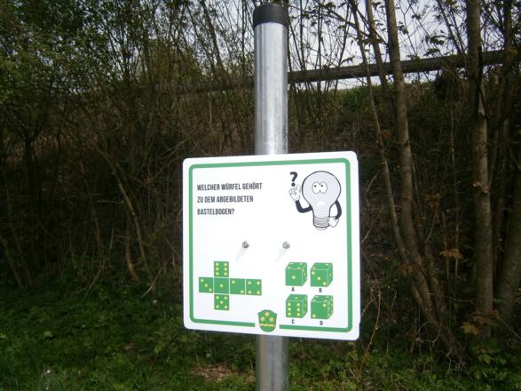 Rätsel auf dem Rimstinger Gehirn-Jogging-Weg