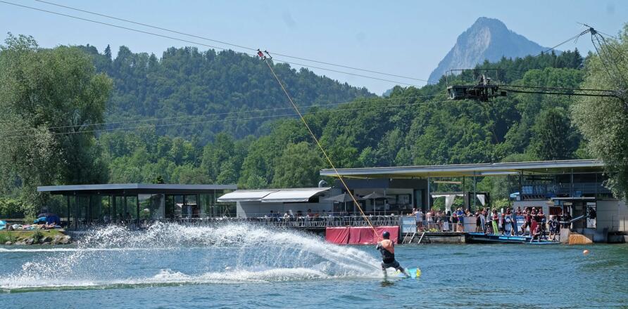 Kiefersfelden Wasserskilift Hödenauer See
