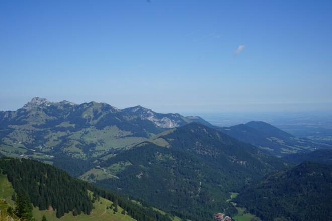 Blick hinüber zum Wendelstein