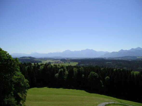 Blick vom Aussichtsturm Ratzinger Höhe nach Süd-Ost