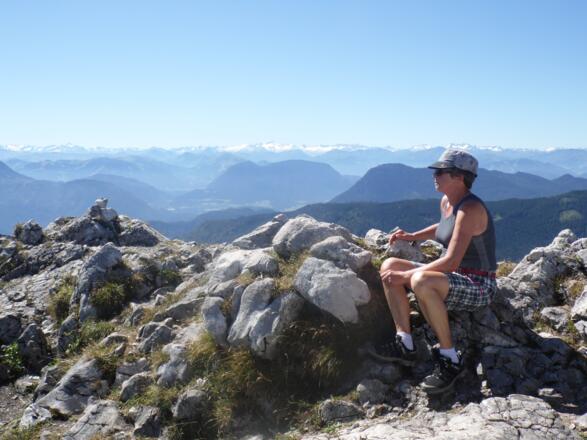 Auf dem Brünnsteingipfel