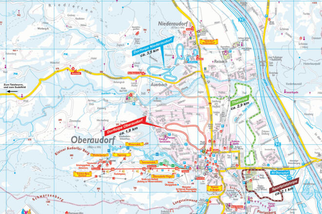 Loipenplan Oberaudorf