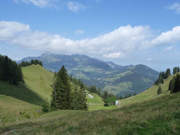 Oberhalb der Baumoos-Alm