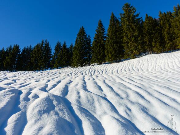 Wasserrillen gibt es nicht nur im Kalk. Zeichen der Niederschläge in den letzten Tagen