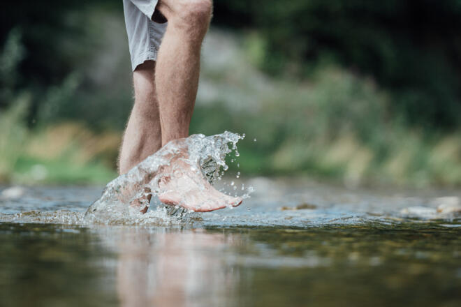 Kneippen in Prien am Chiemsee