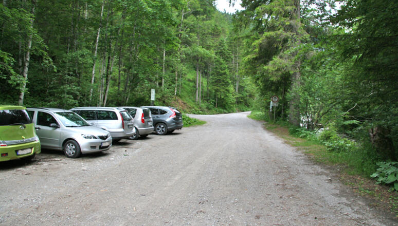 Parkplatz hinteres Gießenbachtal