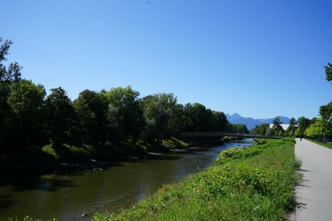 Alpenkulisse im Mangfallpark
