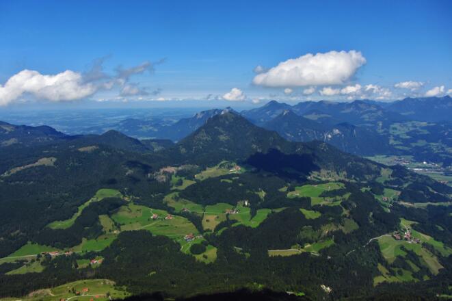 Panoramablick vom Brünnstein
