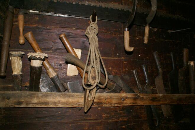 Werkzeug Bergbauernmuseum Inneralpbach