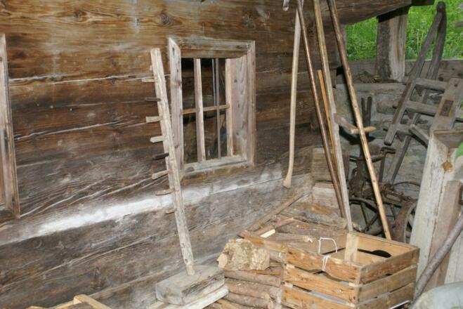 Bergbauernmuseum Inneralpbach Mähwerkzeug