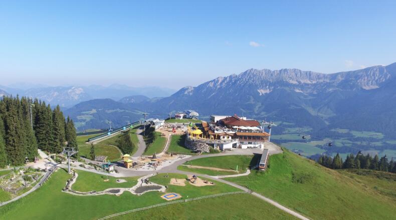 Ellmi&#039;s Zauberwelt an der Bergstation der 10er Gondelbahn Hartkaiser