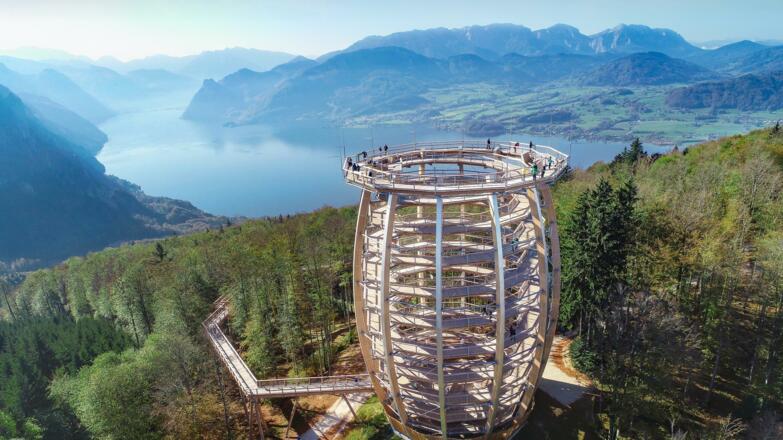 Grünberg Seilbahn im Frühling