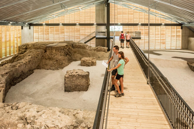 Römerburgus Oberranna © WGD Donau Oberösterreich Tourismus GmbH/Hochhauser