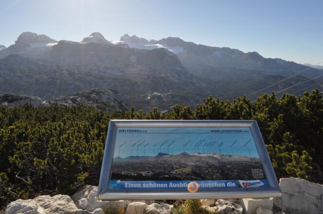 Welterbeblick auf den Dachstein