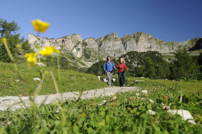 Bergwandern im Rofangebirge, Tirol, Österreich