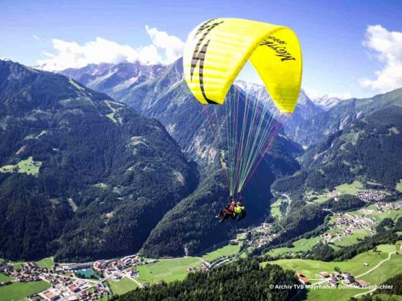 Das Zillertal von oben