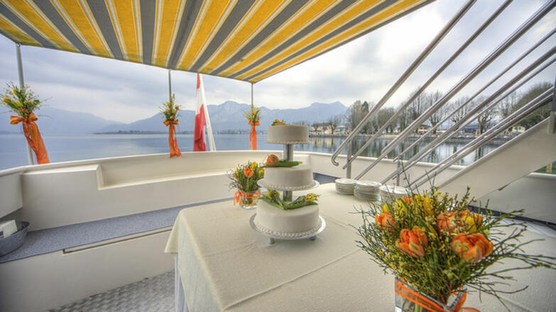 Schifffahrt Hemetsberger Hochzeit