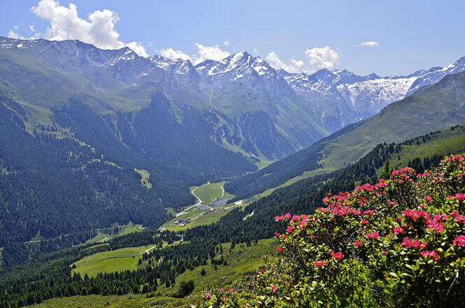 Praxmar mit Lüsener Fernerkogel