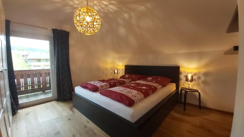 Schlafzimmer in der Sonnensuite