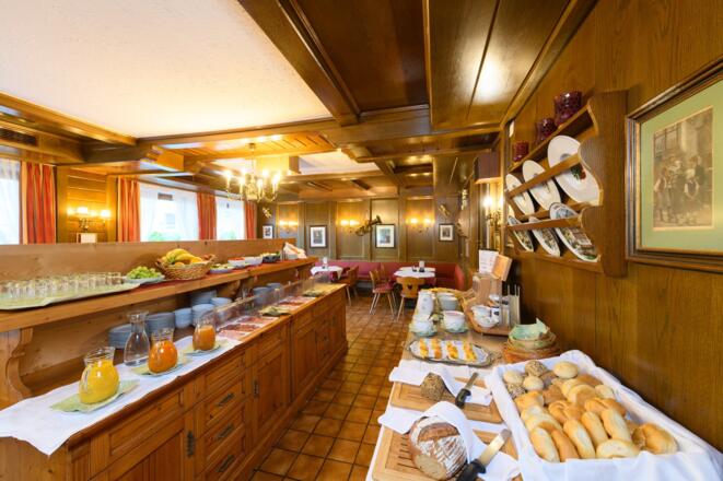 Reichhaltiges Frühstücksbuffet für den perfekten Start in den Tag! 