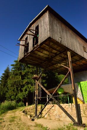 Die alte Halde - damals wurde hier Kaolin abgebaut