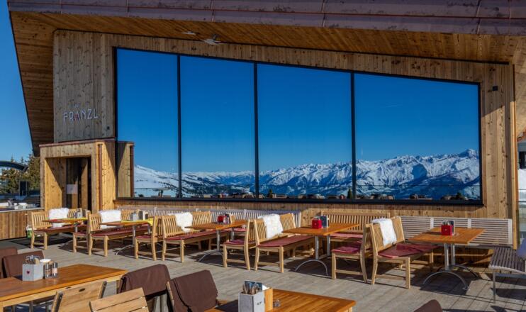 Wintermomente beim Panoramarestaurant Franzl