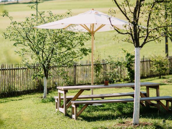 GRÜNE ERDE-WELT Bio - Bistro Gastgarten