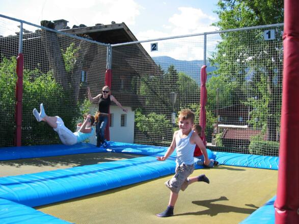 Kinderpark Alpbachtal Trampolin