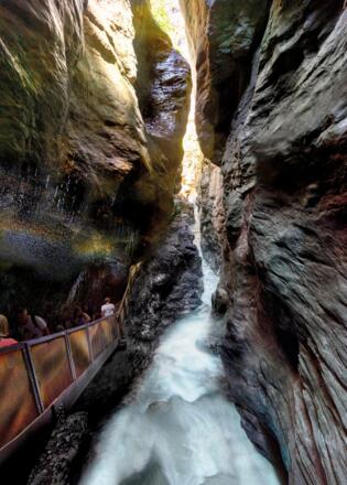Die Liechtensteinklamm mit beeindruckenden Schluchten