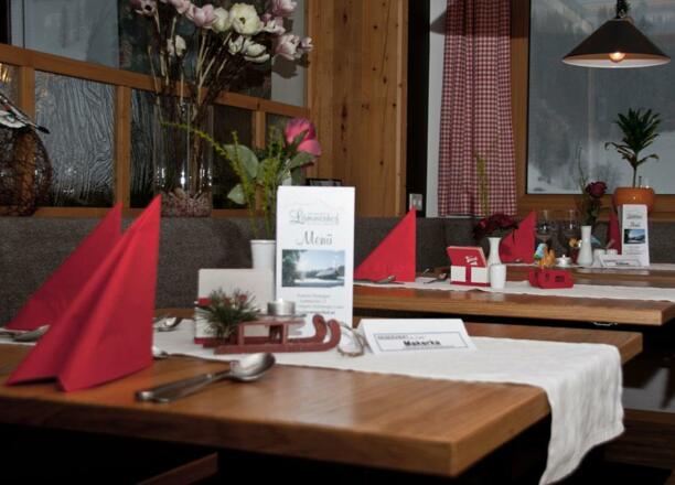 Gedeck Restaurant Laemmerhof