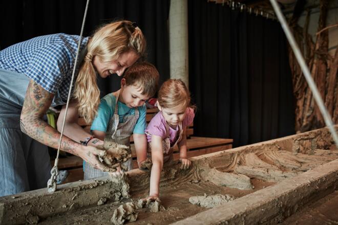 Blaues Wunder Flussbau