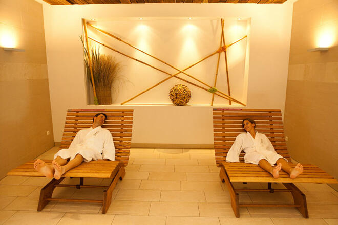 Ruheräume im Saunazentrum