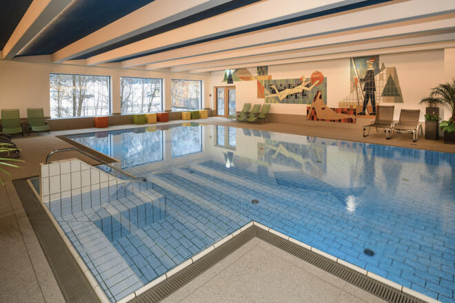 Indoor pool mit 12,5, m - ideal fürs Training