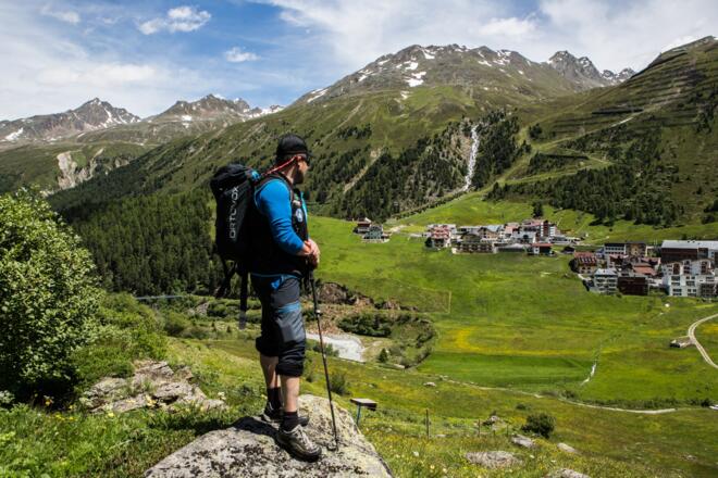 die Landschaft rund um Berg Vital Hotel Alpenaussicht