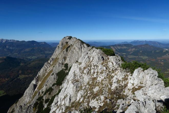 Zurück ging&#039;s nochmal flotter, wobei ich auch nicht immer die gleich Route einschlug. Hier ungefähr bei der Hälfte ein Blick zur Laglmauer