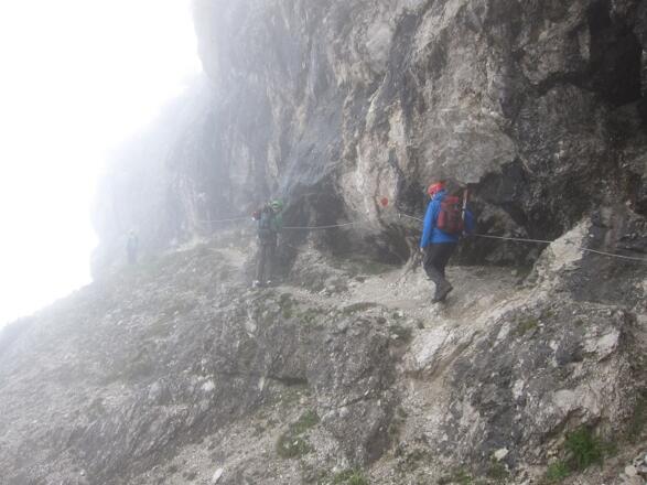 Querung im Zirler Schützensteig