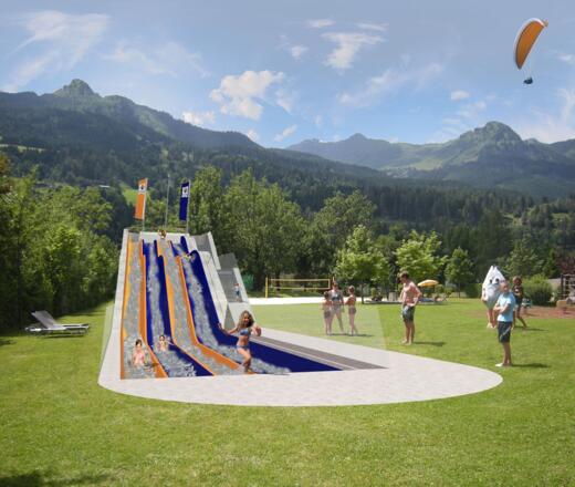 VISUALISIERUNG Wellenrutsche