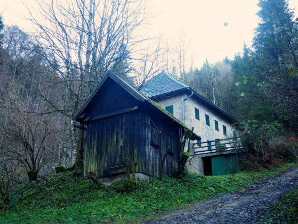 Haus Waldwegstr. 34, um 640m