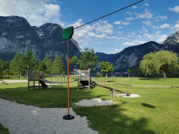 Zipline am Spielplatz