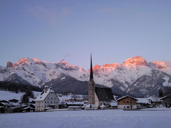 Abendstimmung in Maria Alm