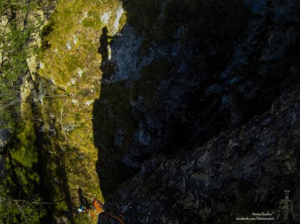 Schattenspiel an der Kante