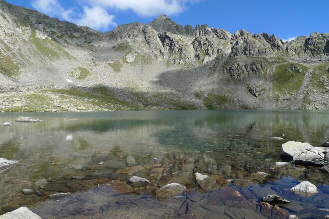 Die Seespitze, im Vordergrund der Oberseitsee