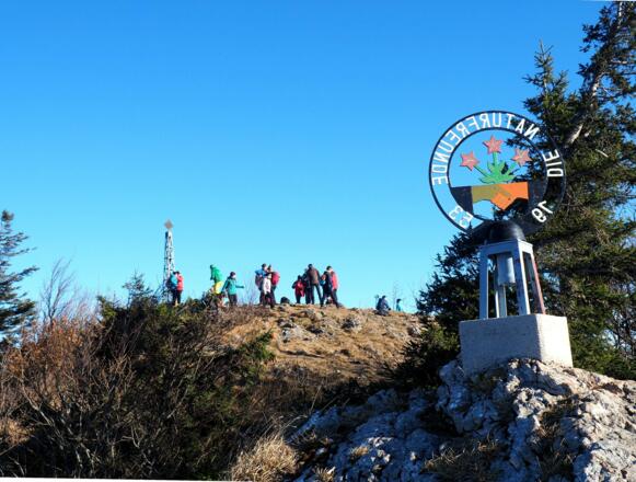 Vorgipfel mit Schoberstein 1285m