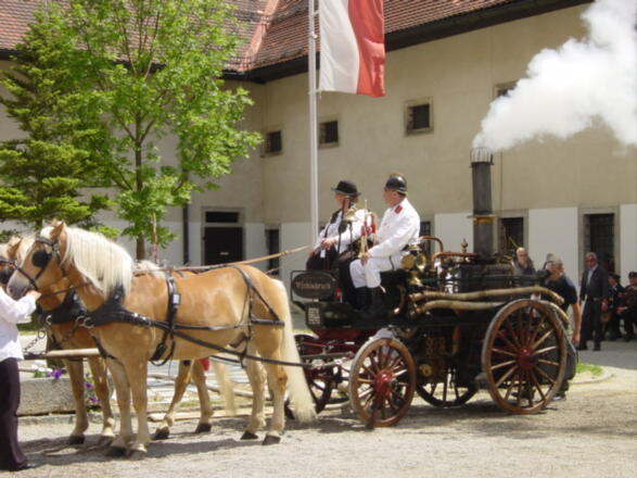 Oldtimer Feuerwehrspritze
