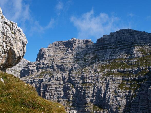 Ramesch-Scharte 2060m zwischen West- und Hauptgipfel